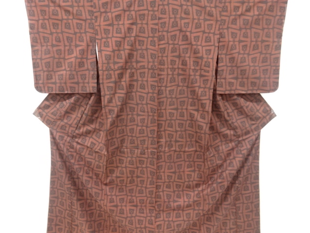 JAPANESE KIMONO / DORO OSHIMA TSUMUGI